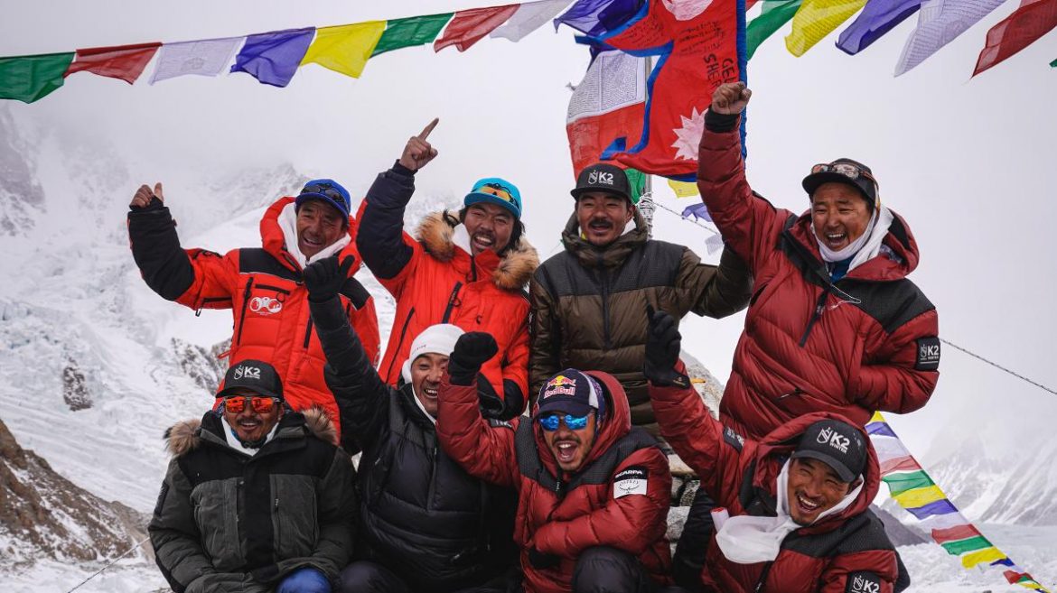 Conquering K2 in winter ‘together