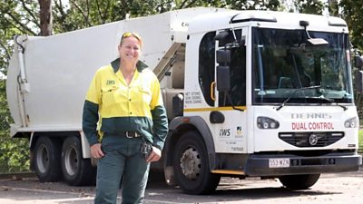 Why this female garbage truck driver hopes more women will join her
