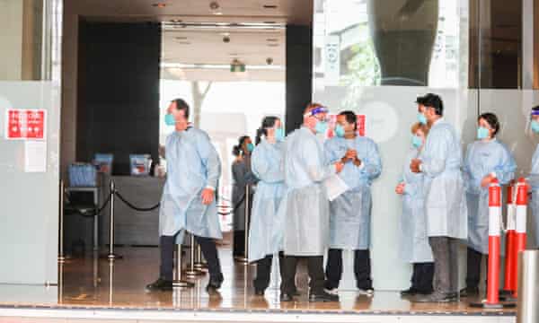 Melbourne hotel quarantine workers without
