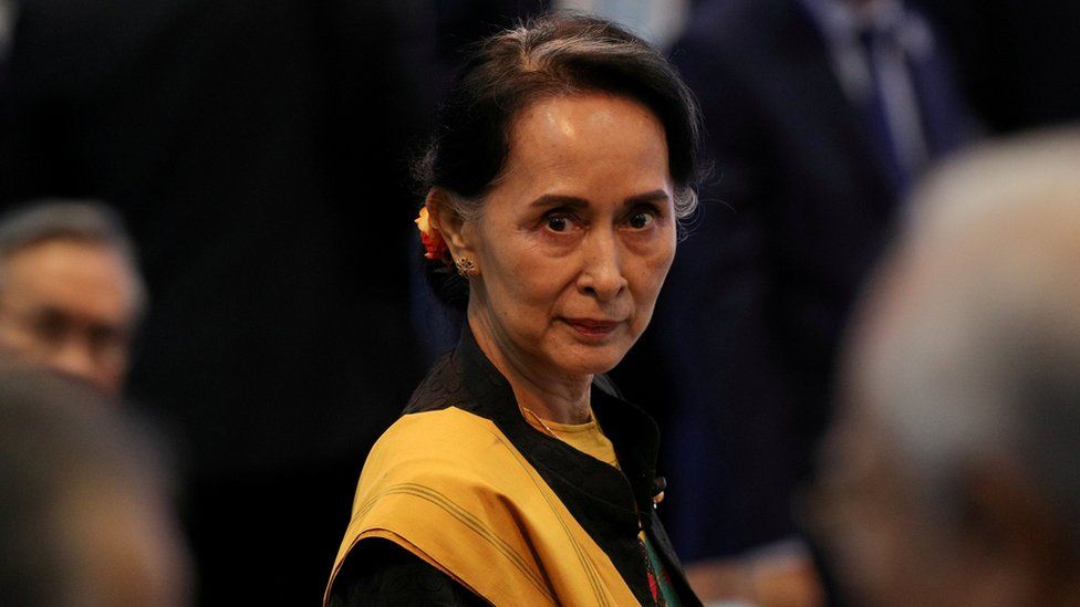 Myanmar coup Calls for Aung San