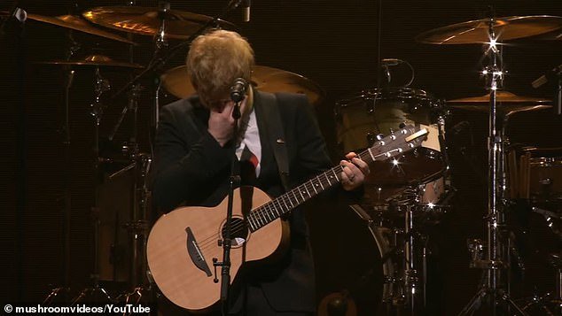 Ed Sheeran breaks down performing new