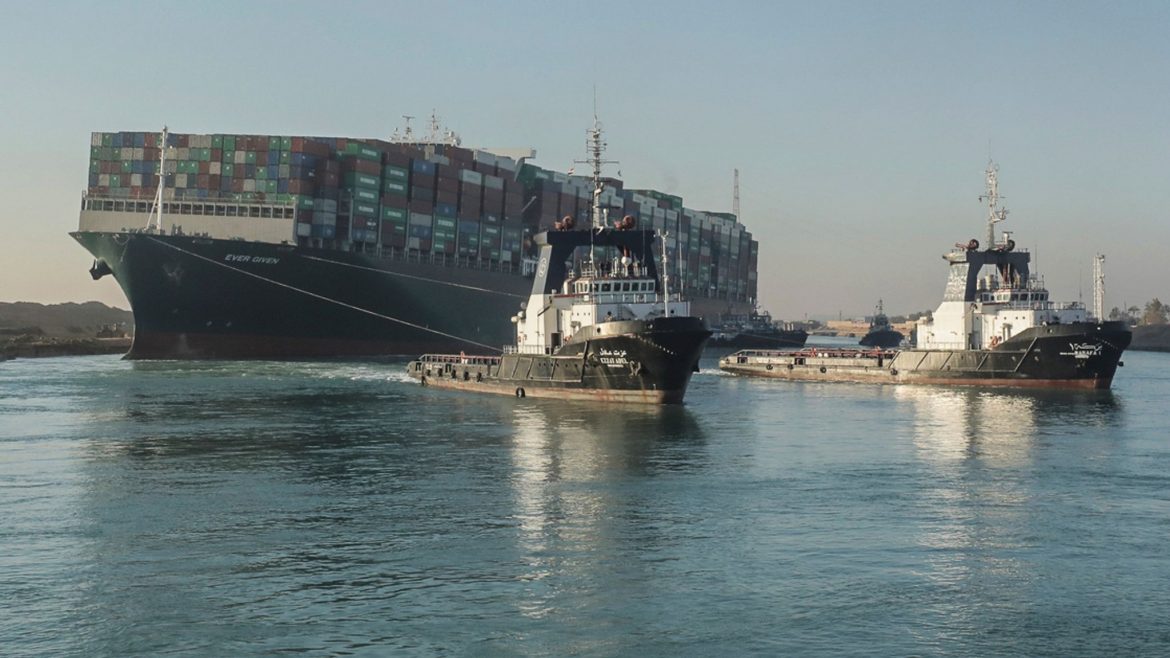 ‘Don’t cheer too soon’ Wedged Suez Canal