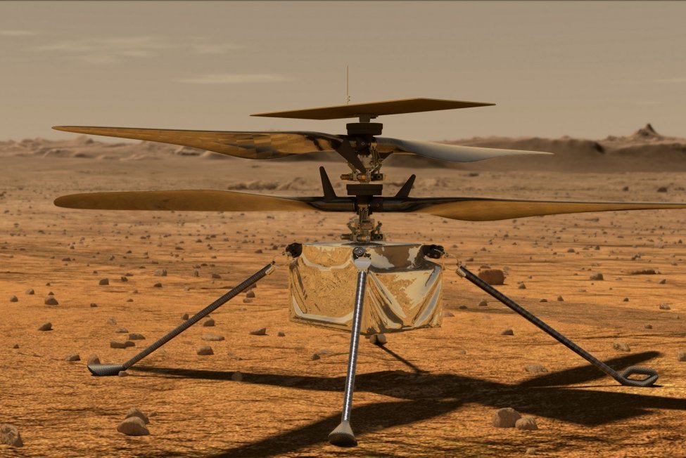 NASA’s Mars helicopter Ingenuity takes