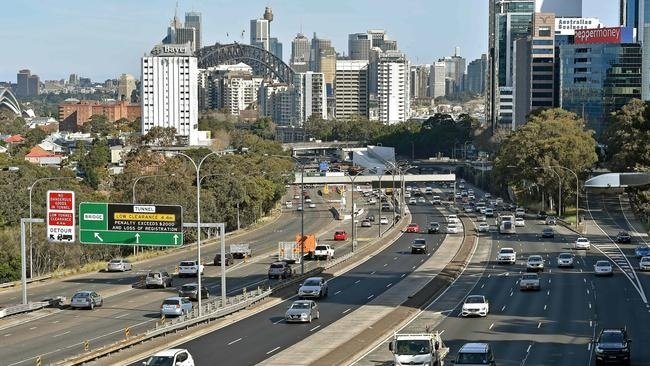 Sydney roads busy but ‘quietest we’ve seen