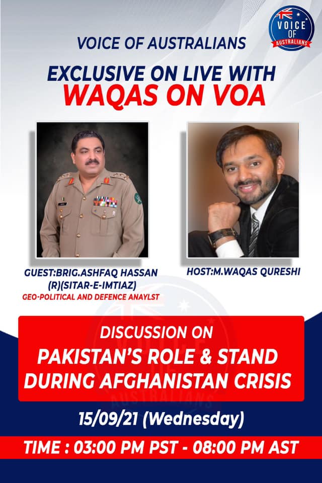 Exclusive on “ LIVE WITH WAQAS”ON VOA