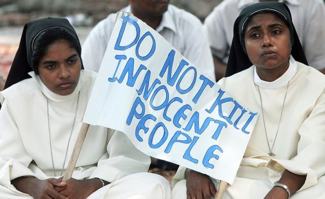 انڈین مسیحیوں کو تبدیلی مذہب کے معاملے پر حملوں یا قید