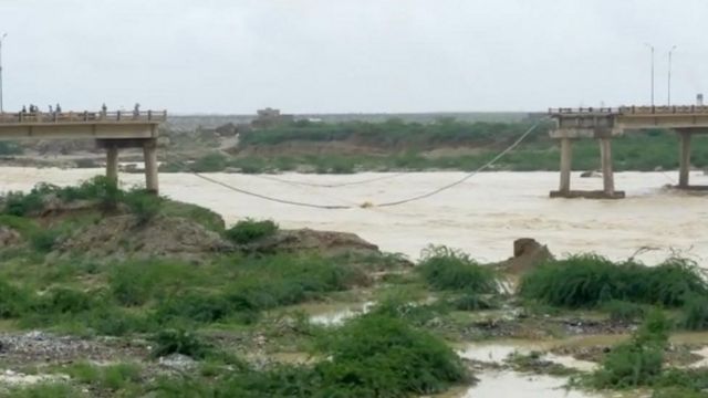 بلوچستان میں بارشیں اور سیلاب: سیلابی پانی