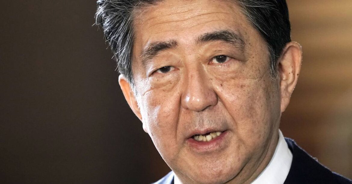 Former Japanese prime minister Shinzo