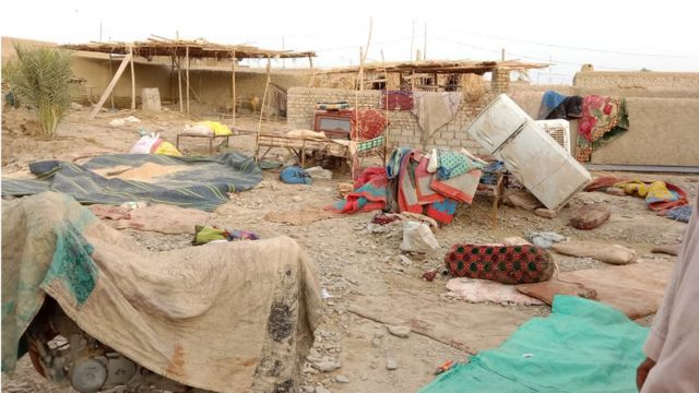 بلوچستان میں طوفانی بارش سے تباہ کاریاں