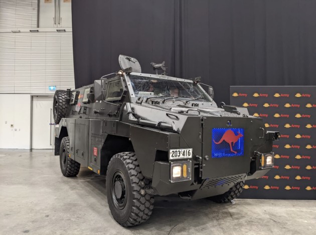Australian-built military vehicle