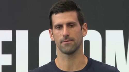 Novak Djokovic’s nod to Aussie