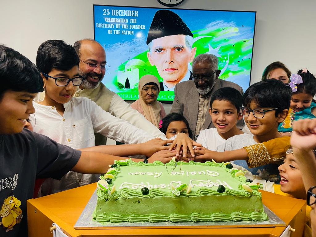 Pakistani community in Australia celebrating the Birthday