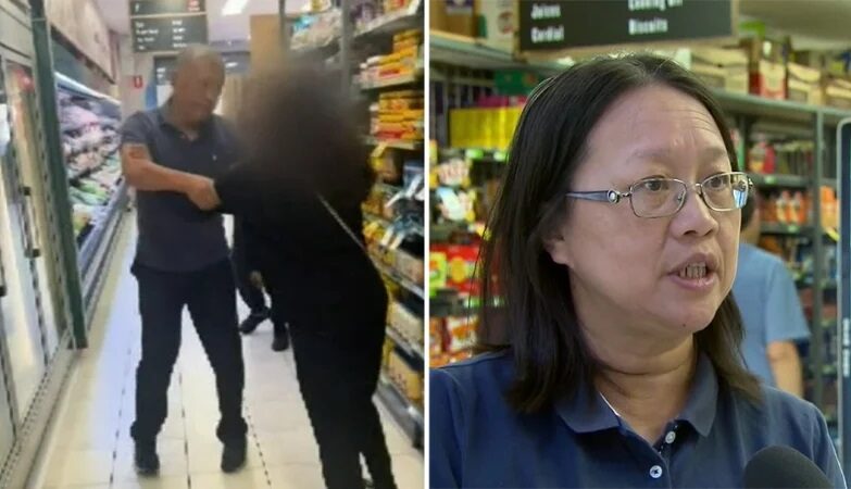 Supermarket cashier allegedly