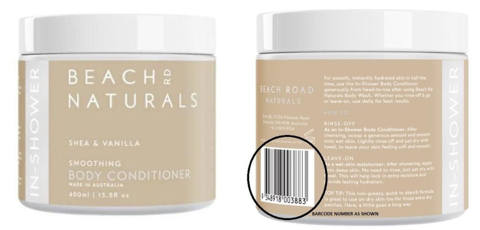 Body conditioner sold at Coles recalled