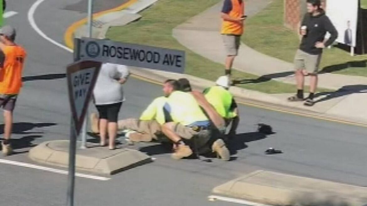 Tradies perform citizen’s arrest after