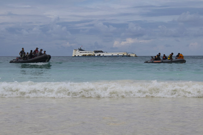 Indonesian ferry capsizes off Sulawesi island